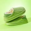 Thickened Couple Cotton Slippers Women's Winter Home Warm Bag and Cotton Shoes Light and Comfortable Plush Confinement Shoes