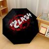 The Clash Print 8?Ribs Automatic Umbrella Wind Resistant Lightweight Folding Umbrella For Outdoor Travel
