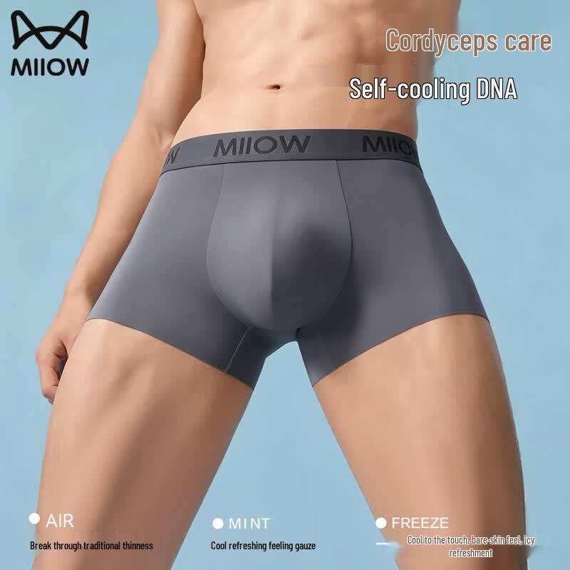 Heren Ice Silk Koelende Boxer Briefs - 5 Pack