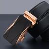 New Men's Belt High End Automatic Buckle Genuine Leather Belt Middle Aged and Young Business Casual Trousers