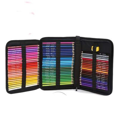 Kitamurasyoki Colored Pencil Set with Large Storage Bag for and Portable and Great 72-Color Oil-Based Coloring, Sketching, Art. Gift.