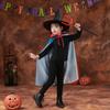 Halloween Children's Cloak Show Costume Wizard Wizard Costume Hat Set Three-dimensional Printed Show Costume