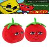 Frau Zitronen und Herr Tomaten Plüschtiere Hergestellt mit PP-Baumwolle und Plüschstoff 16*13*22cm/6.3*5.1*8.7in groß.