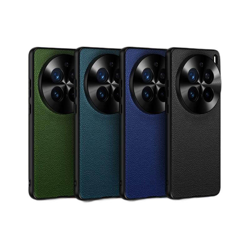 Anwendbar für vivoX200pro Handyhülle, neues Litschi-Muster x200 Hardware-Linse, sturzsichere Por Business-Lederhülle
