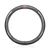 Leather Carbon Fiber Car Steering Wheel Cover Accessories For Nissan Nismo 350Z 370Z GTR Almera Tiida Juke Teana Qashqai Tiida Sylphy X Trail T30 T32