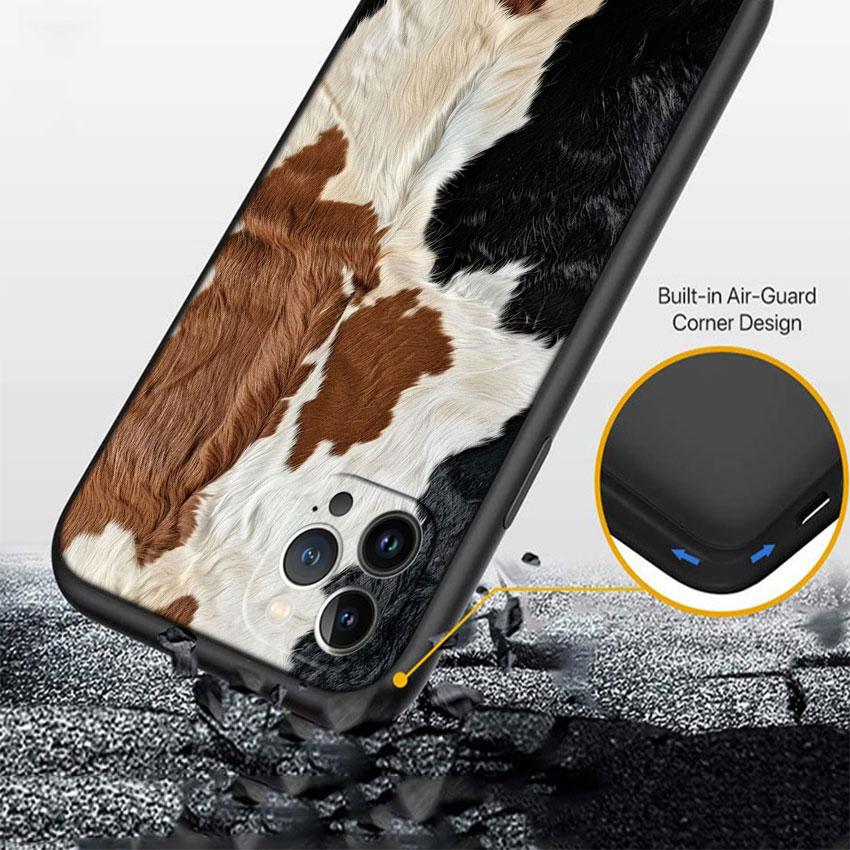 HK16 Cartoon Art Cow Soft Shell Phone Case for Huawei Mate 20 P Smart+ P20 P30 Lite Pro Y5p Y6p Y6s Y7a Y8p Y8S Y9 Prime Y9A Y9S