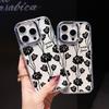 Black Roses Luxury Phone Case for iPhone 17 Air 16 15 14 11 Pro Max 16 15 Plus X Xs 8 7 Soft Protective Cover Cases