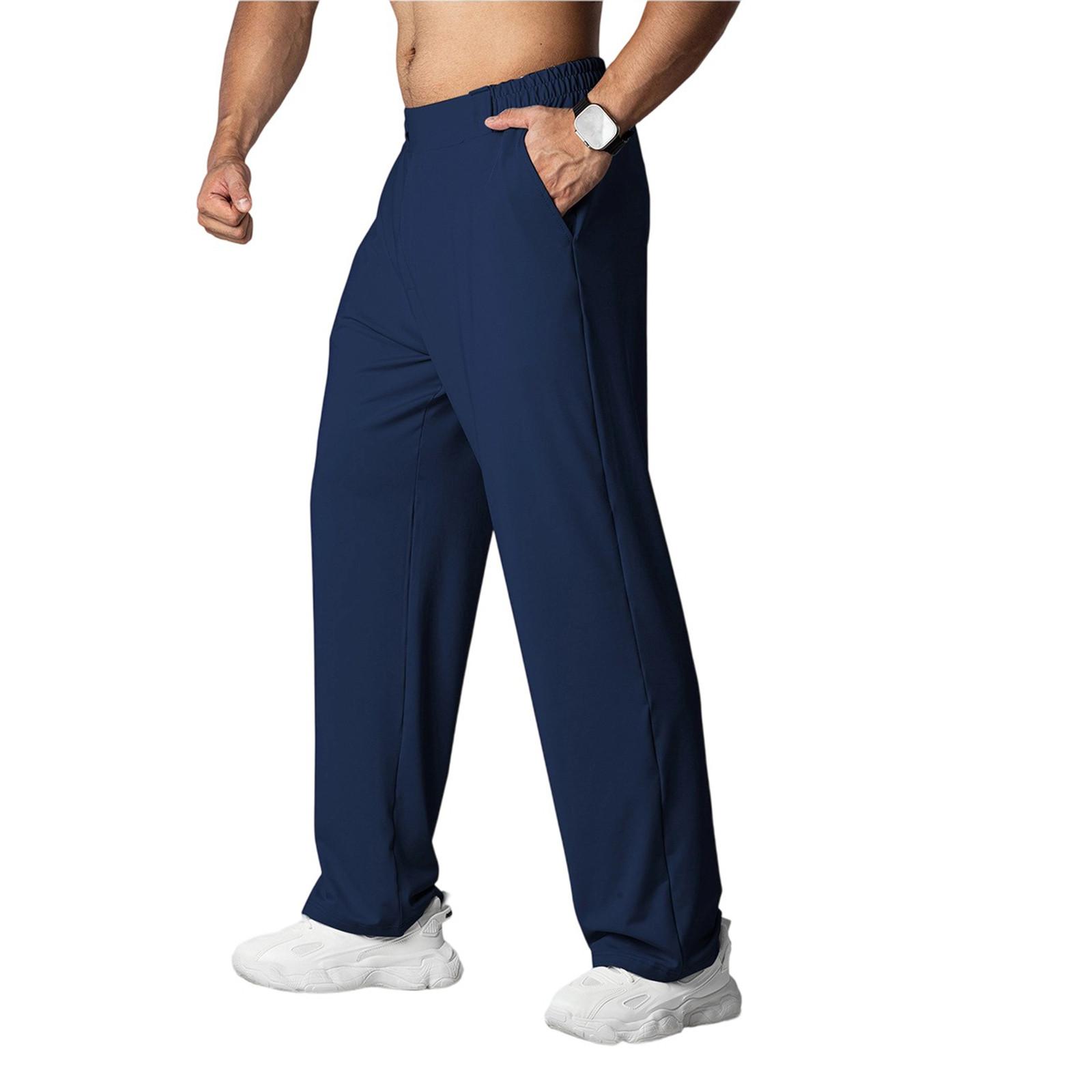 

Мужские спортивные повседневные брюки для бега, легкие походные брюки, уличные брюки XL тёмно-синий