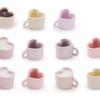 Easy To Clean Silicone Mold Heart Teacup Shape Crafting Supplies Candle Holders Moulds Suitable for Home Decorations
