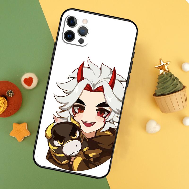 Genshin Impact Arataki Itto Phone Case For iPhone 17 Pro Max 17Air 16E 15 14 13 12 11 16 Pro Max Mini Shockproof Cover