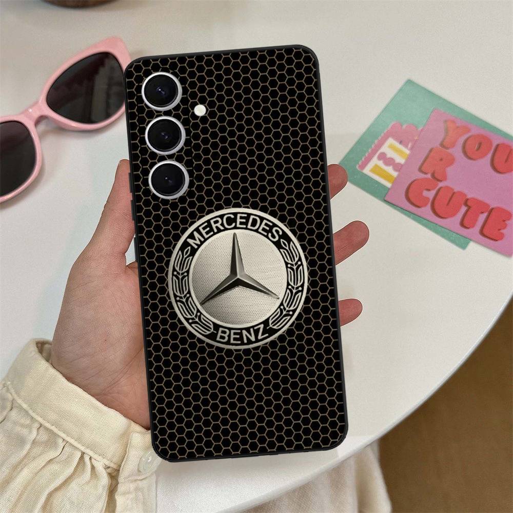 Car M-Mercedes-Benz Phone Case For Samsung S 24 Fe 25 Ultra Plus 20 Lite 21 30 22 23 24 22 Ultra 5G Fundas OX4