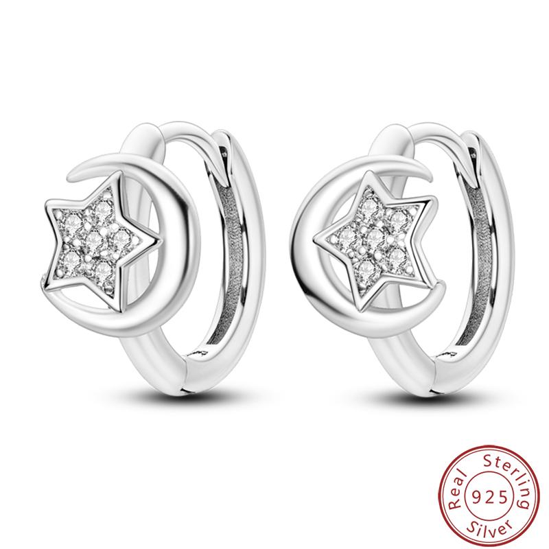 Pendientes de Plata de Ley 925 para Mujer con Diseño de Mariquita, Mariposa, Libélula y Flor de Iris Adecuados para Bodas y Fiestas Joyería Exquisita