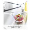 Yamazaki Jitsugyo Microwave Safe, Easy to Wash, Preparation Bowl with Handle, S, Clear, W18 x D12 x H5.5cm, Tower, Dishwasher Safe, with Scale, Made