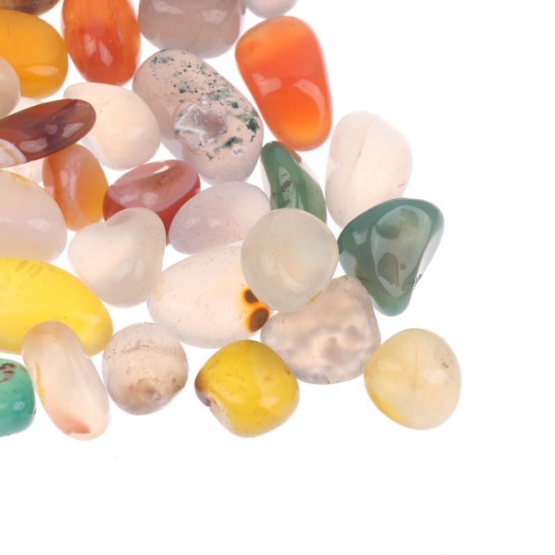 A Collection Of Natural Stones Storage Box For Children'S Experiments, 1Set Of Minerals And Gems For Creativity Gift