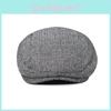 Pattern Lattice Cotton Beret  Hat For Men With Adjustable Casual Outdoor Travel