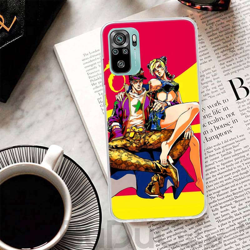 JoJo's Bizarre Adventure Jolyne Cujoh Cover For Xiaomi Redmi Note 14 13 12S 12 11 Pro Plus Phone Case 11S 10S 10 11E 11T + 9S 9