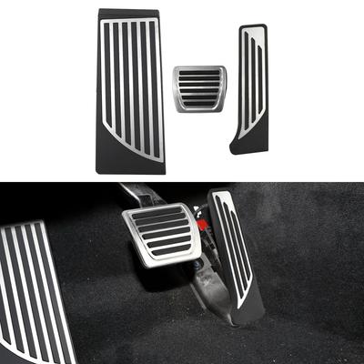 For Alfa Romeo Stelvio 2016 - 2026 SUV LHD AT Pedals Gas Accelerator Brake Pedal Cover Protector Interior Accessories