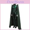 Thor3 Ragnarok Trail Death Hela Green Halloween Cosplay Costume Jumpsuit Cloak With Premium Quality Materials