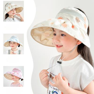 Sommer Dünn Sonnenschutz Kinder Mesh Leerer Oberteil Sonnenhut UV Schirmmütze Mädchen Baby Sonnenhut