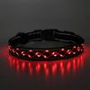 Light Up Bright Reflective Dog Collars, LED Dog Collar Light USB Rechargeable with 3 Modes Flashing Dog Collars for Small/Medium Dogs