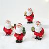 Santa Ceramic Doll Creative Christmas Decorations Resin Elderly Ornaments Children's Christmas Toys
