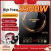 3500W Multifunctional Hemisphere Induction Cooker with Waterproof Design and Pot Set for High-Power Stir-Fry