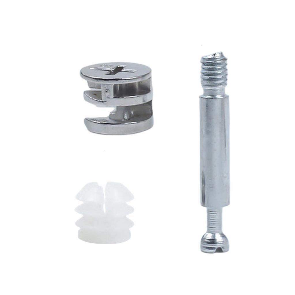 20Pcs Furniture Connector Wardrobe Eccentric Wheel Removal Fastener Connector for Panel Furniture Dressers Drawer