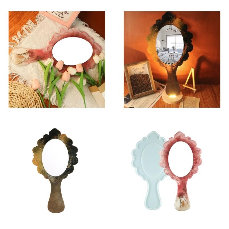 Sturdy Silicone Mould To Craft Glass Ornaments Portable Accessory for Candle Making and Plaster Craft Supplies