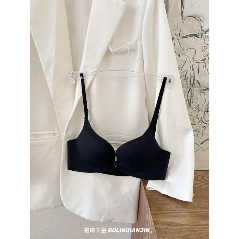 2 Sexy beautiful back artifact front buckle without steel ring underwear women gather one dress and wear more breast bras