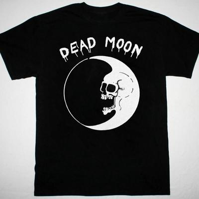 T-shirt band rock Dead Moon Cotone Nero Tutte le taglie manica corta S-5XL BL2243