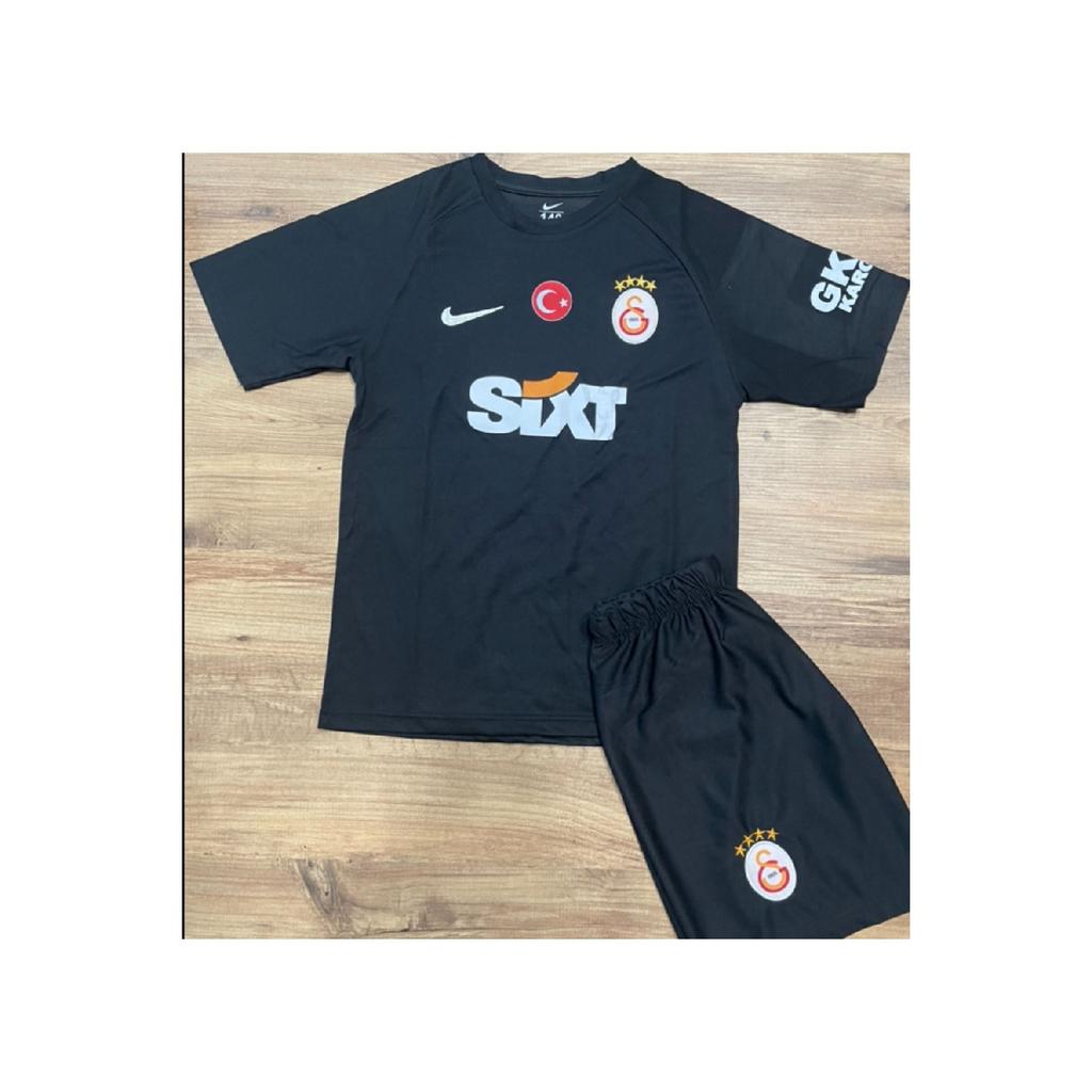 Black Special Design G.saray23-2024 Season Anonymous Kids Football Jersey Set Of 4 Nmnm12