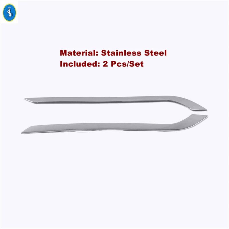 Front Rear Fog Lights Tail Eyelid Eyebrow Back Bottom Bumper Panel Cover Trim For Tesla Model Y  - 2024 Exterior Accessories