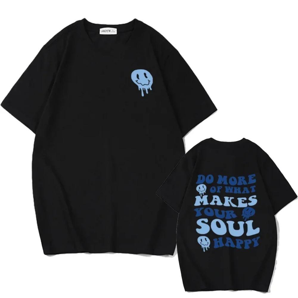 Summer Men's Fashionable Letter Printed Round Neck Off Shoulder T-shirt Street Clothing Regular Slim Fit Soft Short Sleeved