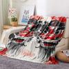 Vintage Dragons  Print Flannel Blanket, High quality Comfortable for All Seasons, Home Decor, Warmth and Comfort