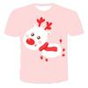 Snowman Santa Claus 3D Print Kids T Shirts Christmas Summer T Shirt Fashion Boys Girls Round Neck Tshirt Tops