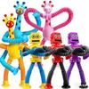 4/16 Stück Saugnapf Teleskop Giraffe Roboter Spielzeug Stressabbau Spaß Kindergeschenke geeignet für Jungen und Mädchen.
