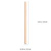 200Pcs Wooden Dowel Rods Smooth Surface Craft Sticks for DIY Woodworking Hobby Projects Round Wood Accessories 15x0.5cm