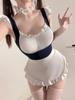 Erotic Naughty Uniform Maid Theme Sexy Costumes Hot Women Cosplay Underwear Role Play Uniform Waitress Bunny Suit Clubwear Plus