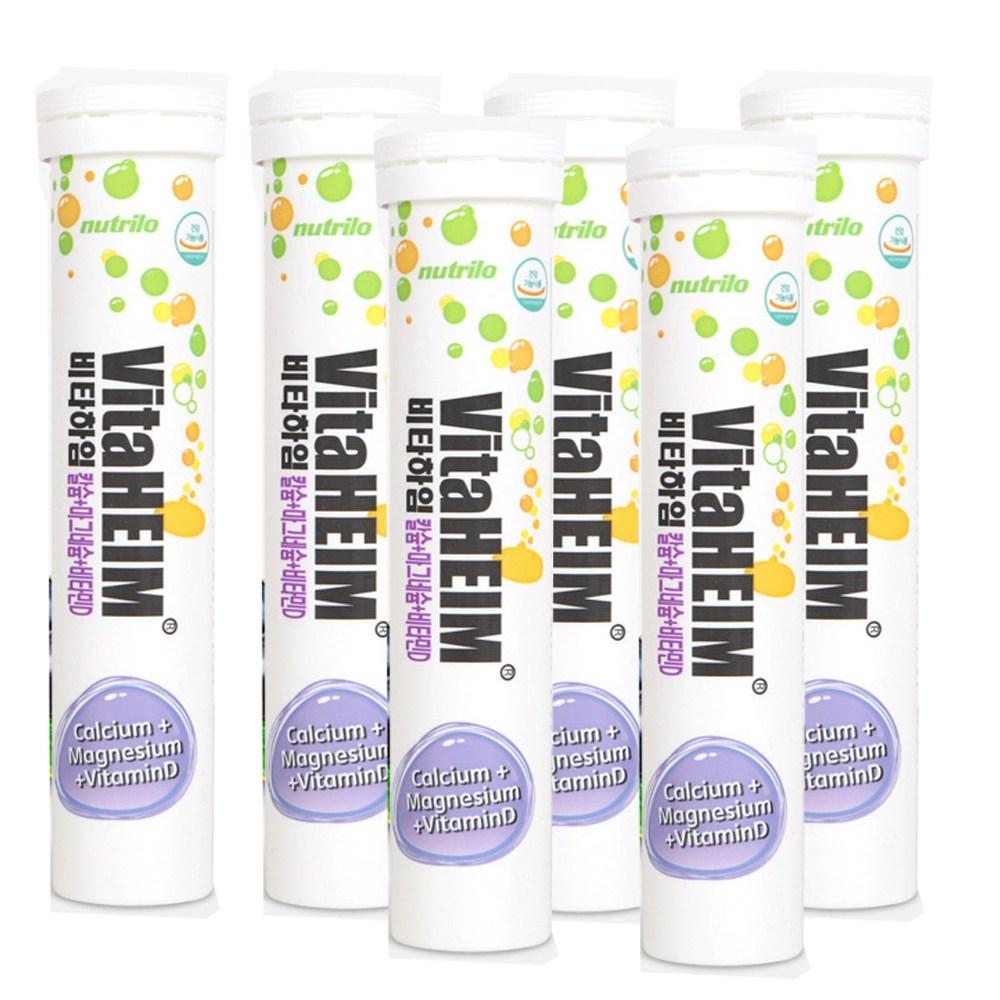 Vitaheim Effervescent Vitamin Calcium + Magnesium + Vitamin D 15 Tablets (6 pcs)