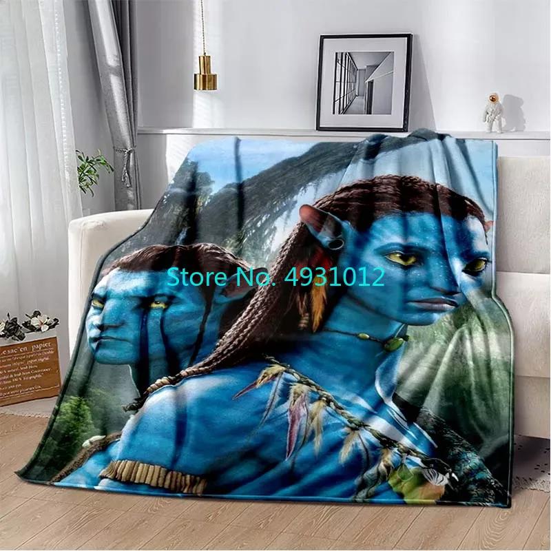 Coperta morbida in peluche Anime Avatar 70x100 cm Morbida Coperta in flanella di agnello Sherpa 3D Regalo per neonati e bambini Plaid Divano Camera da letto