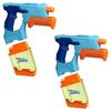 Nerf Dunk-Fill, Pack De 2 Pistolets À Eau, Réservoirs À Remplissage Instantané Facile, Jouets D'eau, Super Soaker, Dès 6 Ans