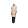 adidas Long Down Comfortable Casual Versatile Long Warm Down Jacket Unisex Outerwear Light-Brown JM9151