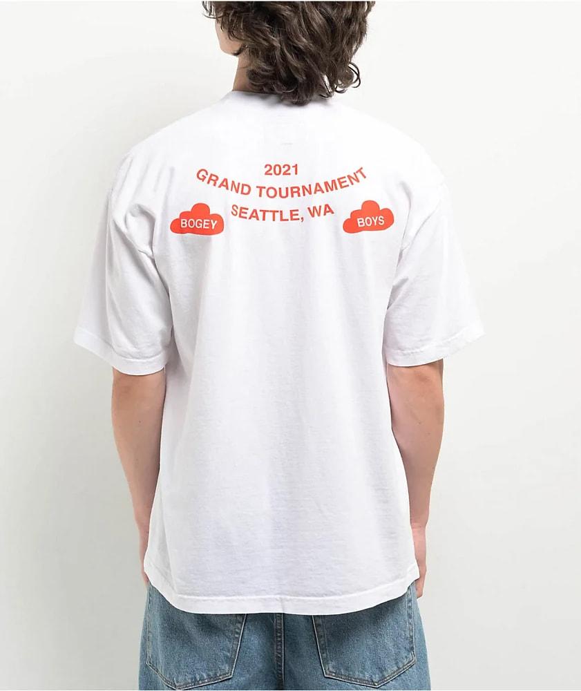 New Printed Tees The Bogey Boys T-Shirt Fashion Short-sleeved High Street Casual Loose Streetwear Men's and Women's Trend Tops
