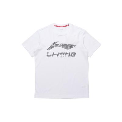 Silver Logo Casual Short Sleeve T-Shirt Men Tops White AHSP495-7