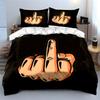 Passende Decoratiesticker Set Beddengoed Set met 1 Dekbedovertrek 2 Kussenslopen Enkel Dubbel King Queen, Cadeau