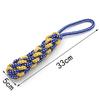 1pc Dog Toy Carrot Knot Rope Ball Cotton Rope Dumbbell Puppy Cleaning Teeth Chew Toy Durable Braided Bite Resistant Pet Supplies 5