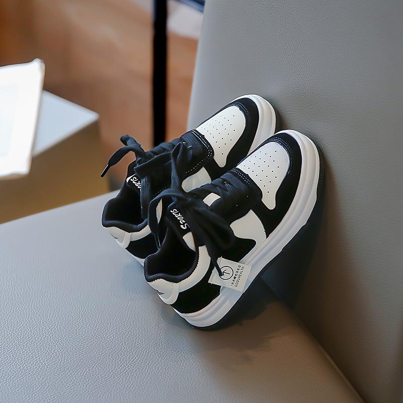 

2025 spring and autumn new girls shoes middle and older children soft baseplate shoes students non-slip casual shoes boys tide sports shoes 26