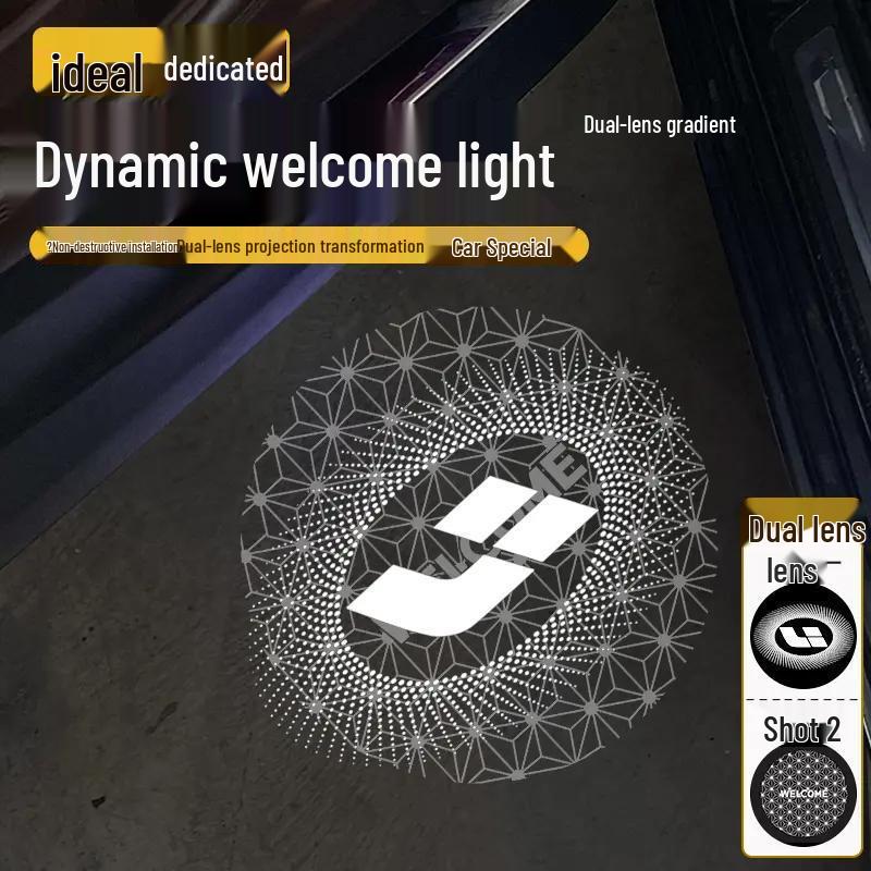 Ideal L9 Welcome Light: ONE Door Projector for L7/L8/L6 - MEGA Dynamic Atmosphere