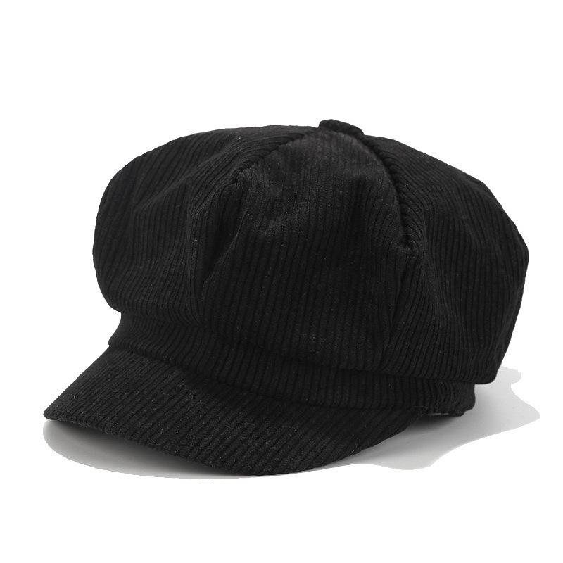 Solid Color Octagonal Hat Beret Painter Hat Outdoor Casual Style Hat for Women New Year Presents Valentine's Gifts