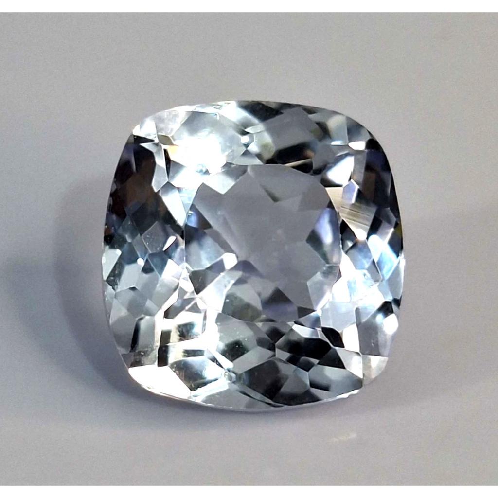 Light Blue Tanzanite Natural 8-10 Ct Cushion Cut Fabulous Certified Gemstone